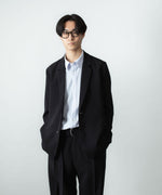 画像をギャラリービューアに読み込む, ATTACHMENT アタッチメントのPE STRETCH DOUBLE CLOTH 2B JKT - BLACKの公式通販サイトsession福岡セレクトショップ
