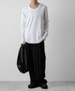 画像をギャラリービューアに読み込む, 【ATTACHMENT】ATTACHMENT アタッチメントのSVIN CO RIB O-NECK L/S TEE - WHITE 公式通販サイトsession福岡セレクトショップ
