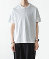 【 VEIN 】37/1 RAFFY JERSEY S/S TEE - WHITE