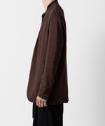 画像をギャラリービューアに読み込む, ATTACHMENT アタッチメントのCOTTON DOUBLE FACE COLLARLESS CARDIGAN - BORDEAUX 公式通販サイトsession福岡セレクトショップ
