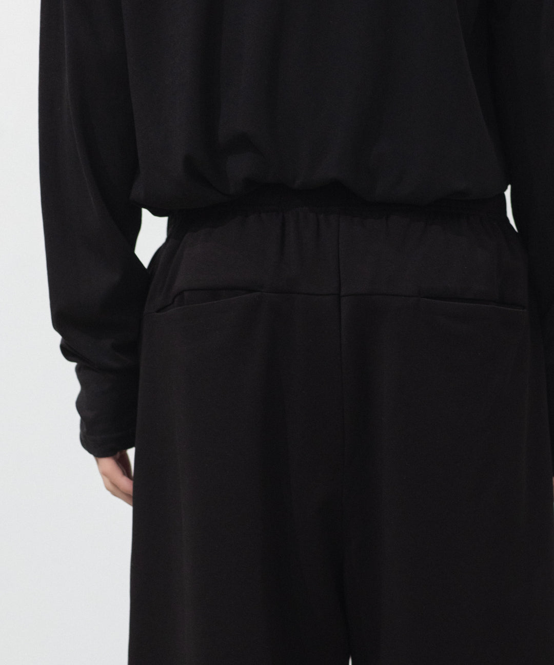 ATTACHMENT アタッチメントのCOTTON DOUBLE FACE EASY SHORTS - BLACKの公式通販サイトsession福岡セレクトショップ