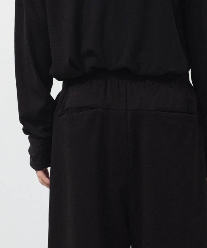 ATTACHMENT アタッチメントのCOTTON DOUBLE FACE EASY SHORTS - BLACKの公式通販サイトsession福岡セレクトショップ