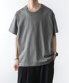 【 ATTACHMENT 】30//2 SUVIN JERSEY EMBROIDERY TEE - GRAY