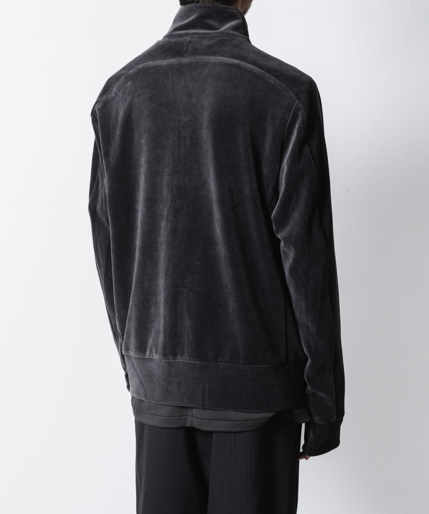 ATTACHMENT アタッチメントのCO/PE VELOR JERSEY TRACK JACKET - D.GRAYの公式通販サイトsession福岡セレクトショップ
