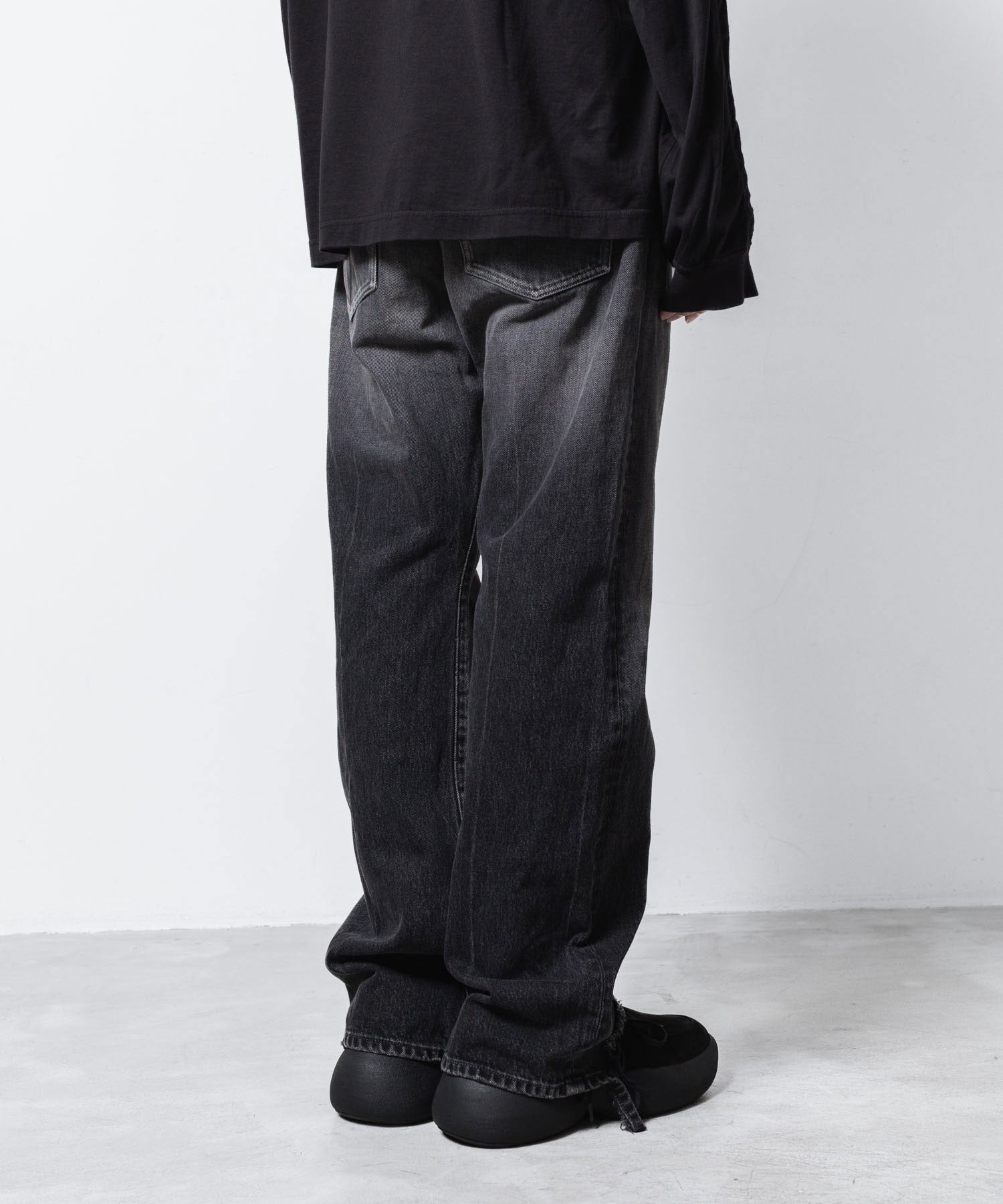VEIN ヴェインの13OZ DENIM BOOT CUT TROUSERS - BLACKの公式通販サイトsession福岡セレクトショップ