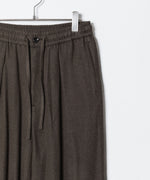 画像をギャラリービューアに読み込む, ATTACHMENT アタッチメントのRY/CO/SI FLANNEL 1TUCK EASY TROUSERS - D.GRAYの公式通販サイトsession福岡セレクトショップ
