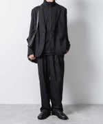 画像をギャラリービューアに読み込む, ATTACHMENT アタッチメントのT/W/SI STRETCH GABARDINE 2B JKT - S.BLACKの公式通販サイトsession福岡セレクトショップ
