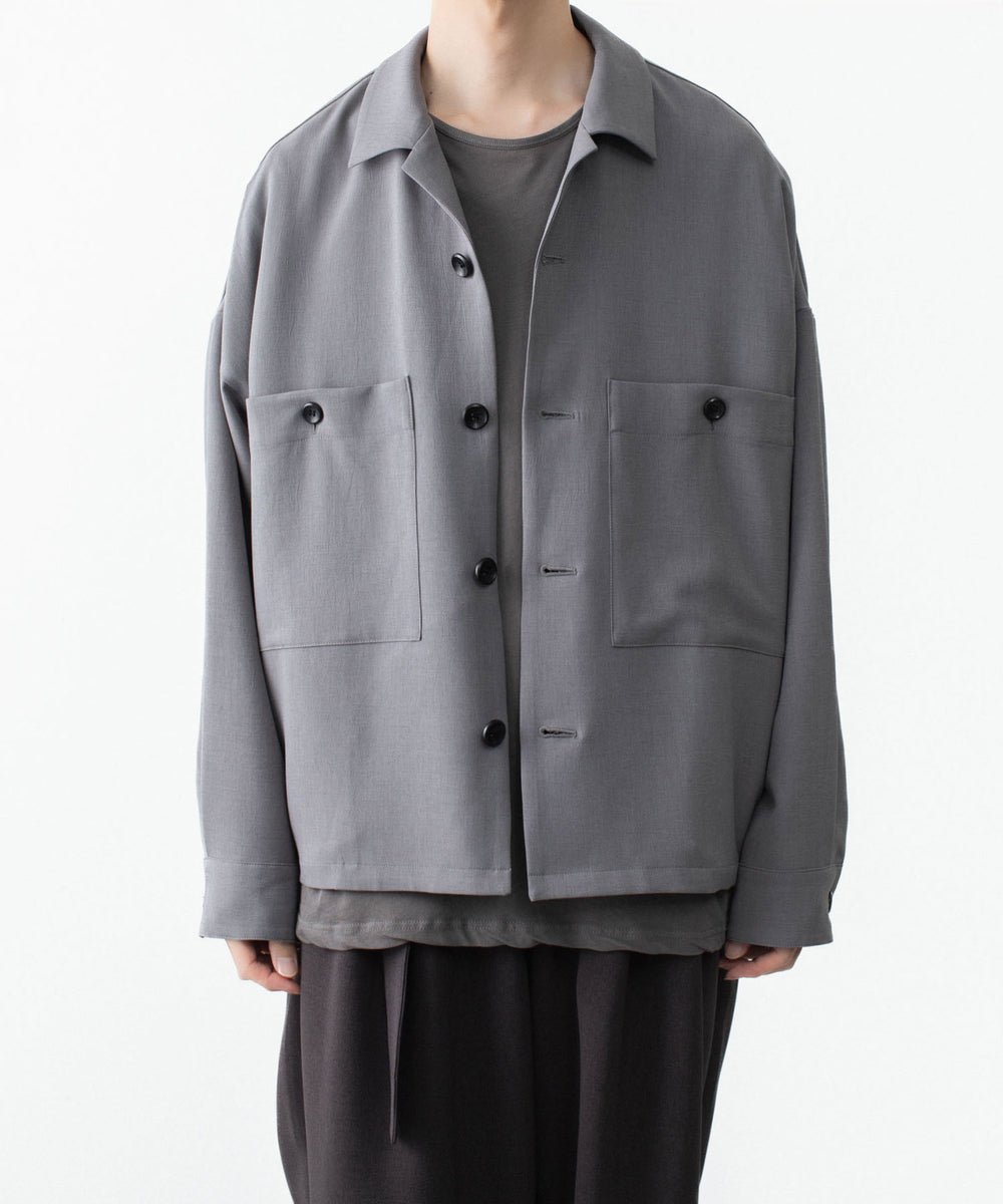 ATTACHMENT / EXCLUSIVE ITEMアタッチメントのPE LIGHT TROPICAL OVERSIZED SHIRT BLOUSON - L.GRAYの公式通販サイトsession福岡セレクトショップ