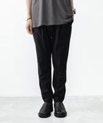 画像をギャラリービューアに読み込む, ATTACHMENT アタッチメントのWO/TA STRETCH TRO REGULAR FIT EASY TROUSERS - BLACKの公式通販サイトsession福岡セレクトショップ
