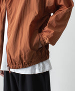 画像をギャラリービューアに読み込む, ATTACHMENT アタッチメントのNY TAFFETA HOODED TRACK JKT - BROWNの公式通販サイトsession福岡セレクトショップ
