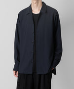 画像をギャラリービューアに読み込む, ATTACHMENT アタッチメントのPE/RY STRETCH TROPICAL OVERSIZED OPENCOLLAR L/S SHIRT - NAVY 公式通販サイトsession福岡セレクトショップ
