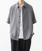 画像をギャラリービューアに読み込む, ATTACHMENT / EXCLUSIVE ITEMアタッチメントのPE LIGHT TROPICAL DOLMAN SLEEVE REGULAR COLLAR SHIRT S/S - L.GRAYの公式通販サイトsession福岡セレクトショップ
