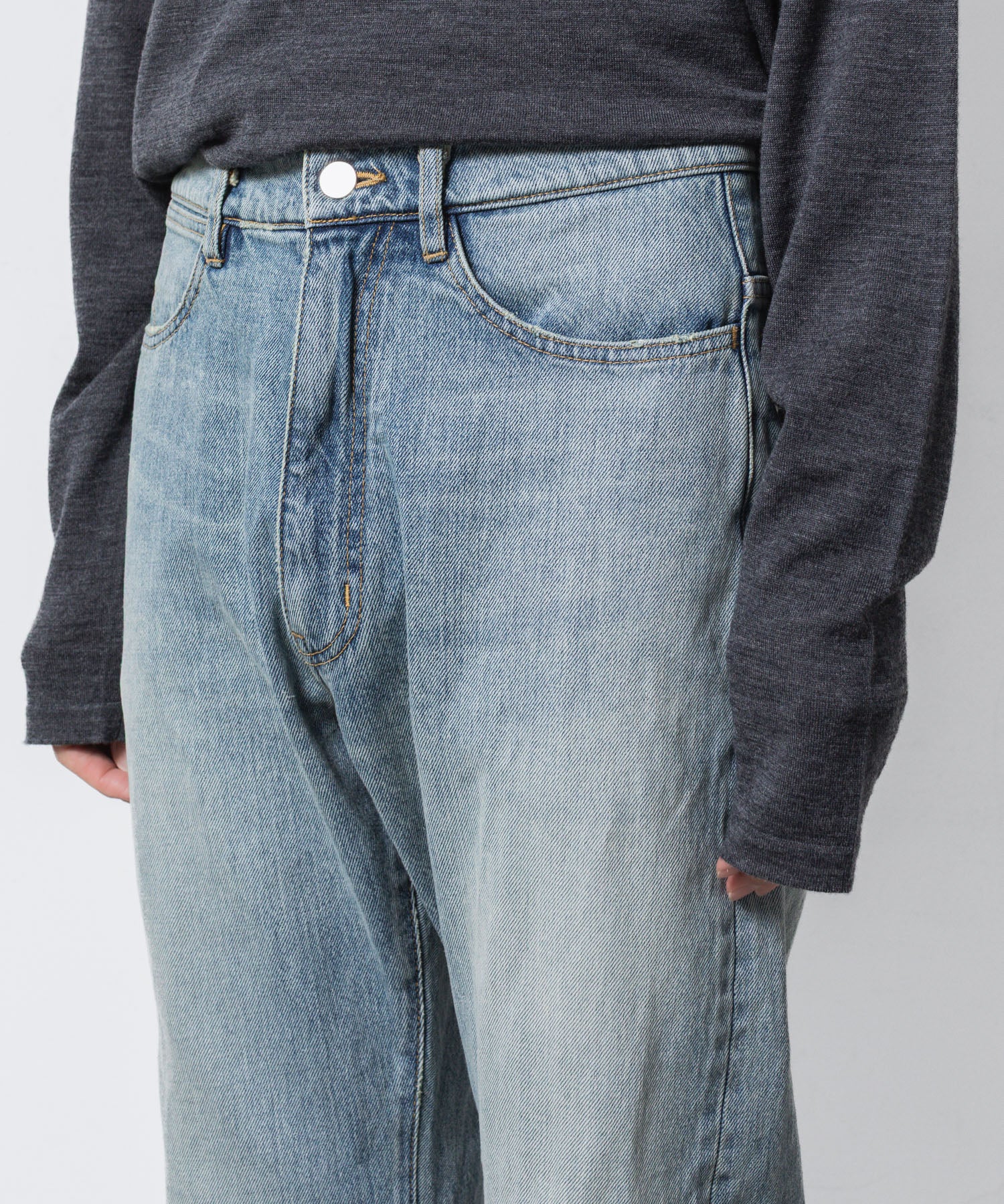 ATTACHMENT アタッチメントの13OZ DENIM STRAIGHT JEANS - L.NAVYの公式通販サイトsession福岡セレクトショップ