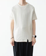画像をギャラリービューアに読み込む, VEIN ヴェインの30//2 WAFFLE RAGLAN S/S TEE - OFF WHITEの公式通販サイトsession福岡セレクトショップ

