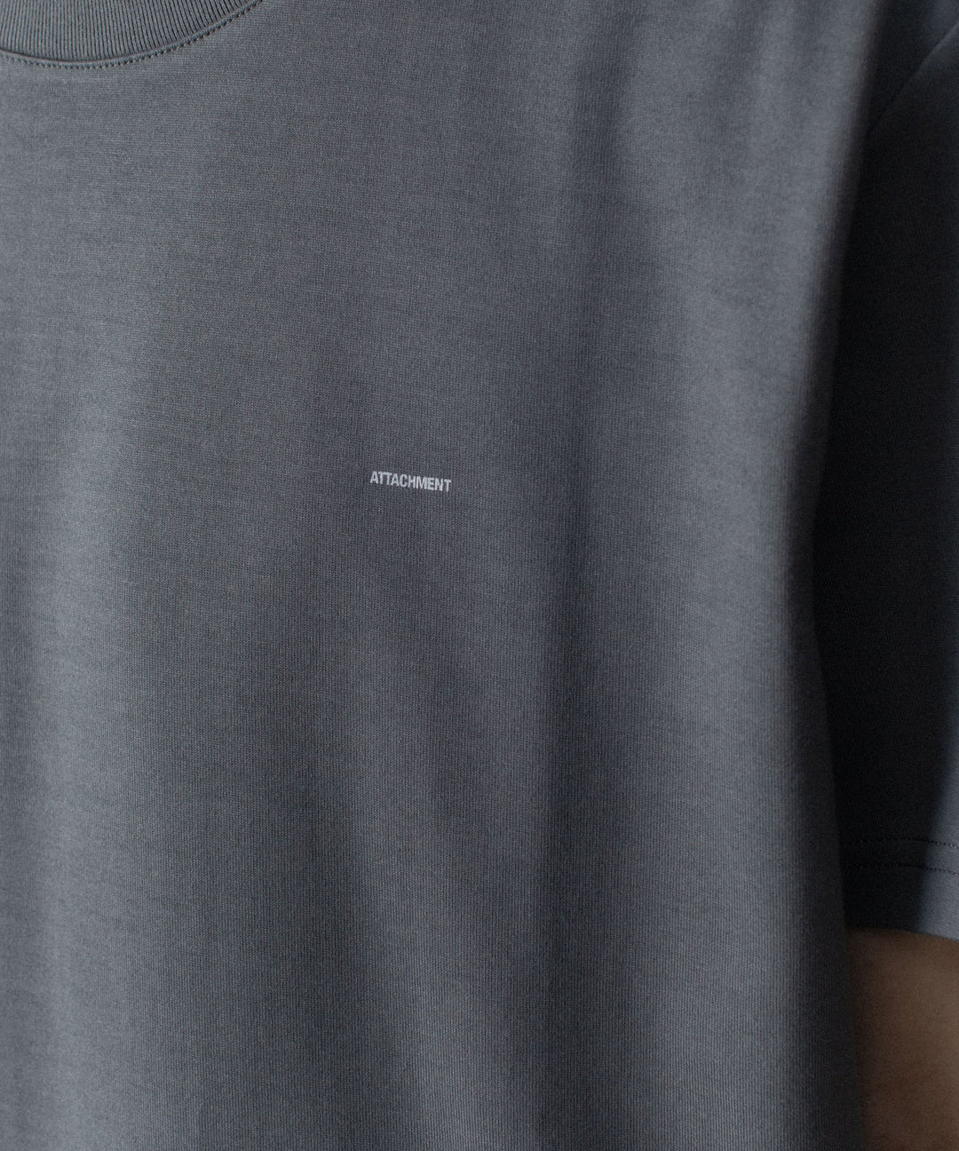 ATTACHMENT アタッチメントの100//3 JERSEY LOGO S/S TEE - GRAYの公式通販サイトsession福岡セレクトショップ