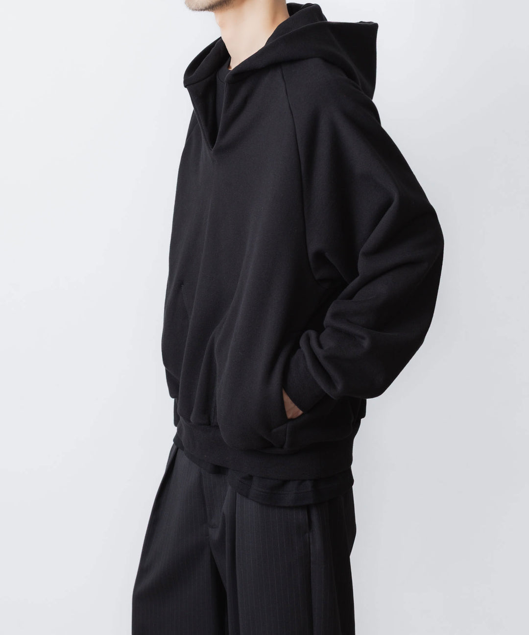 VEIN ヴェインのJUMBERCA TERRY SLIT HOODIE - BLACKの公式通販サイトsession福岡セレクトショップ