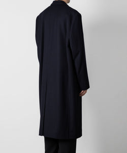 ATTACHMENT アタッチメントの2/48 WO KERSEY OVERSIZED CHESTER COAT - NAVY 公式通販サイトsession福岡セレクトショップ