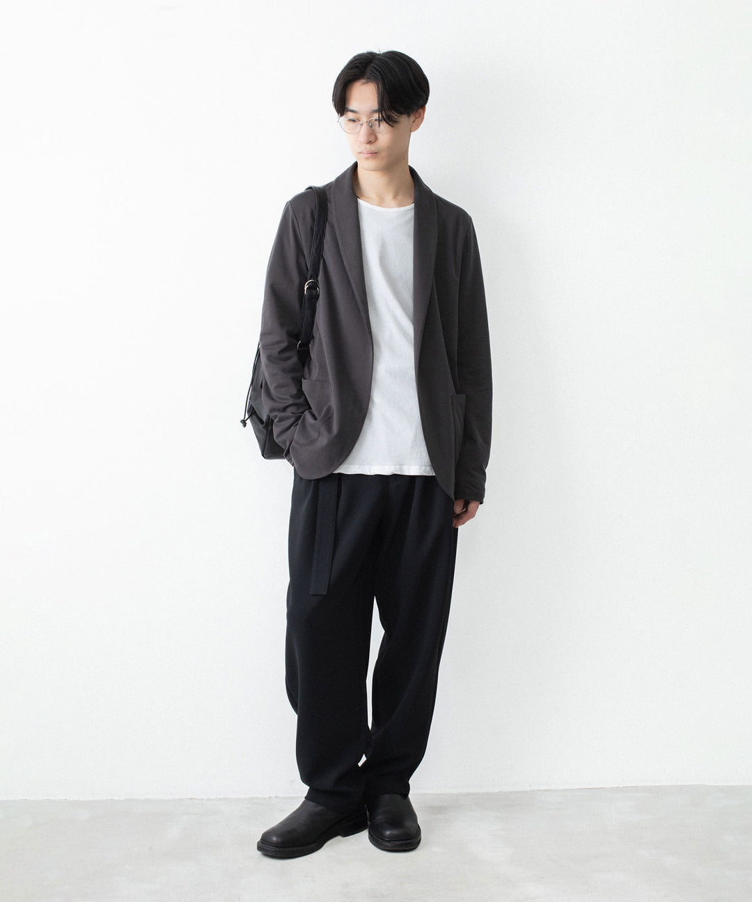 ATTACHMENT / EXCLUSIVE ITEMアタッチメントのCOTTON DOUBLE FACE STOLE CARDIGAN - D.GRAYの公式通販サイトsession福岡セレクトショップ