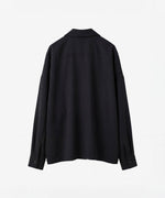 画像をギャラリービューアに読み込む, ATTACHMENT / EXCLUSIVE ITEMアタッチメントのPE LIGHT TROPICAL OVERSIZED SHIRT BLOUSON - BLACKの公式通販サイトsession福岡セレクトショップ
