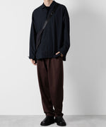 画像をギャラリービューアに読み込む, ATTACHMENT アタッチメントのCOTTON DOUBLE FACE LOUNGE TROUSERS - BORDEAUX 公式通販サイトsession福岡セレクトショップ
