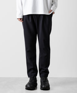 ATTACHMENT アタッチメントのPE STRETCH DOUBLE CLOTH REGULAR FIT EASY TROUSERS - NAVY 公式通販サイトsession福岡セレクトショップ