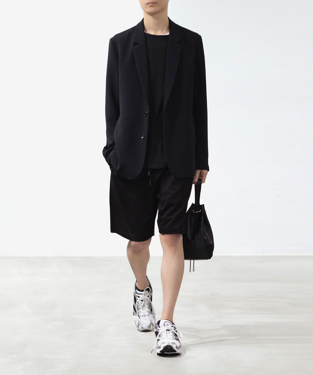 ATTACHMENT アタッチメントのCOTTON DOUBLE FACE EASY SHORTS - BLACKの公式通販サイトsession福岡セレクトショップ
