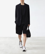 画像をギャラリービューアに読み込む, ATTACHMENT アタッチメントのCOTTON DOUBLE FACE EASY SHORTS - BLACKの公式通販サイトsession福岡セレクトショップ
