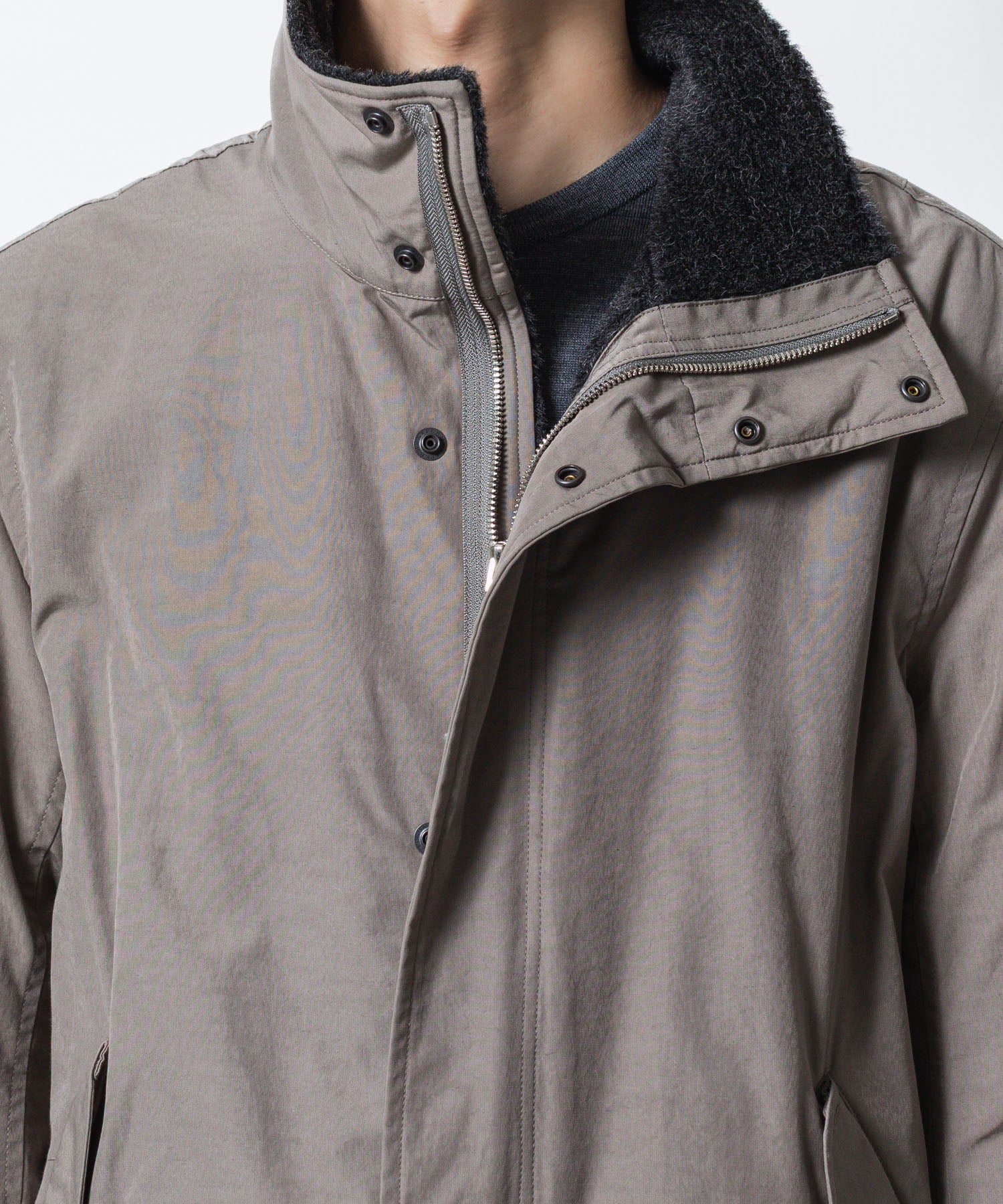 ATTACHMENT アタッチメントのCO/NY WEATHER CLOTH UTILITY JACKET - KHAKI GRAYの公式通販サイトsession福岡セレクトショップ