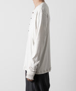 画像をギャラリービューアに読み込む, ATTACHMENT アタッチメントのSVIN CO RIB HENLEY NECK L/S TEE - OFF WHITE 公式通販サイトsession福岡セレクトショップ
