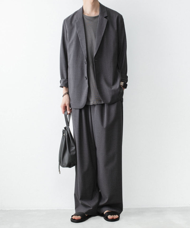 ATTACHMENT アタッチメントのWO/TA STRETCH TRO 1TUCK WIDE TROUSERS - D.GRAYの公式通販サイトsession福岡セレクトショップ