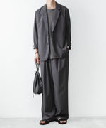 画像をギャラリービューアに読み込む, ATTACHMENT アタッチメントのWO/TA STRETCH TRO 1TUCK WIDE TROUSERS - D.GRAYの公式通販サイトsession福岡セレクトショップ
