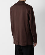 画像をギャラリービューアに読み込む, ATTACHMENT アタッチメントのCOTTON DOUBLE FACE COLLARLESS CARDIGAN - BORDEAUX 公式通販サイトsession福岡セレクトショップ
