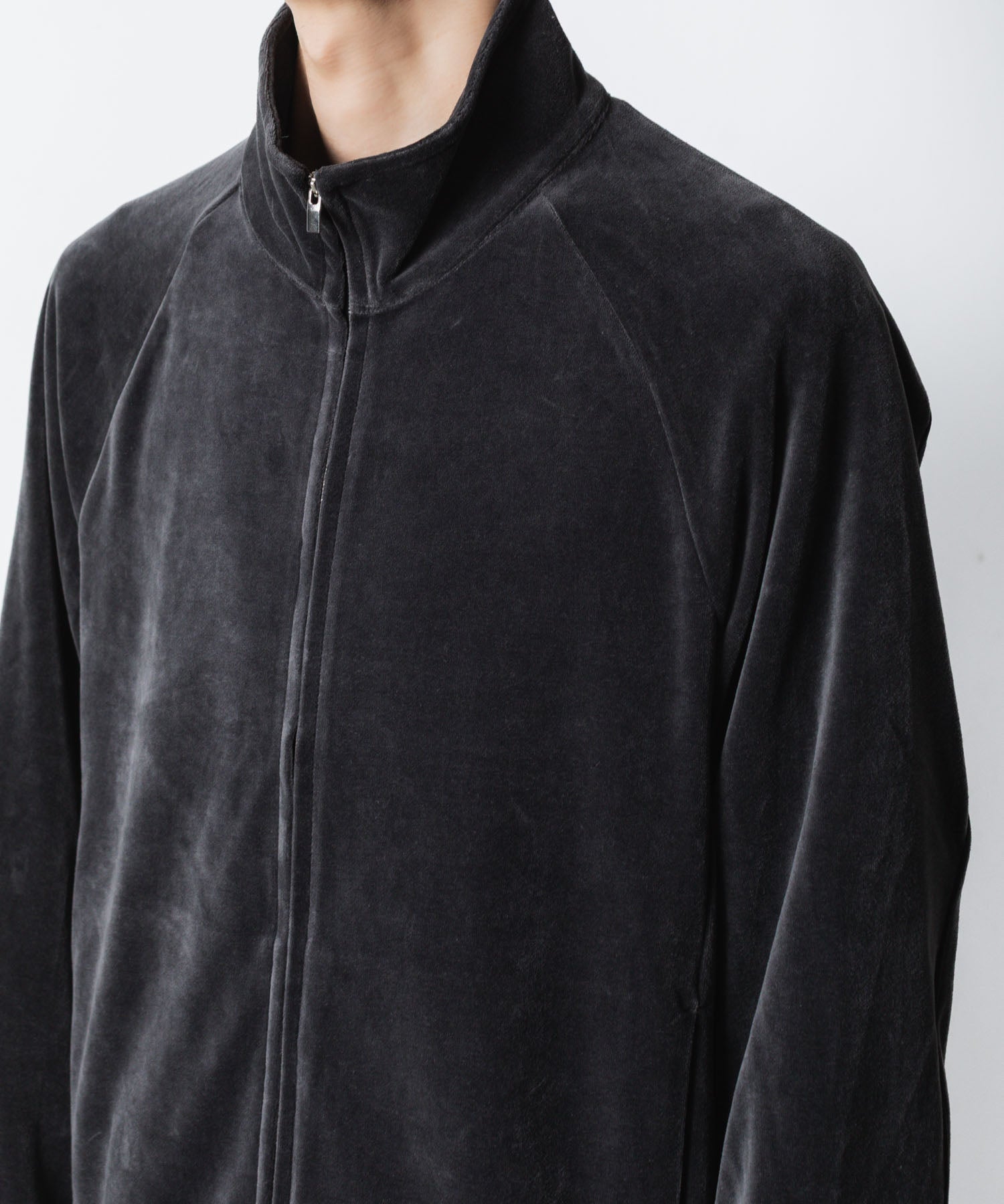 ATTACHMENT アタッチメントのCO/PE VELOR JERSEY TRACK JACKET - D.GRAYの公式通販サイトsession福岡セレクトショップ