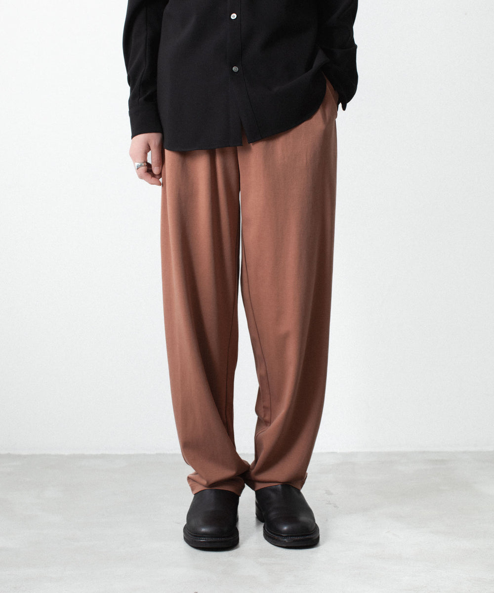 ATTACHMENT アタッチメントのCOTTON DOUBLE FACE LOUNGE TROUSERS - BROWNの公式通販サイトsession福岡セレクトショップ