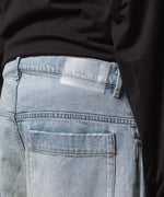 画像をギャラリービューアに読み込む, VEIN ヴェインの11OZ DENIM CUT OFF BAGGY TROUSERS - L.NAVYの公式通販サイトsession福岡セレクトショップ
