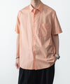 【 ATTACHMENT 】140/2 GIZA BROAD S/S SHIRT - L.ORANGE