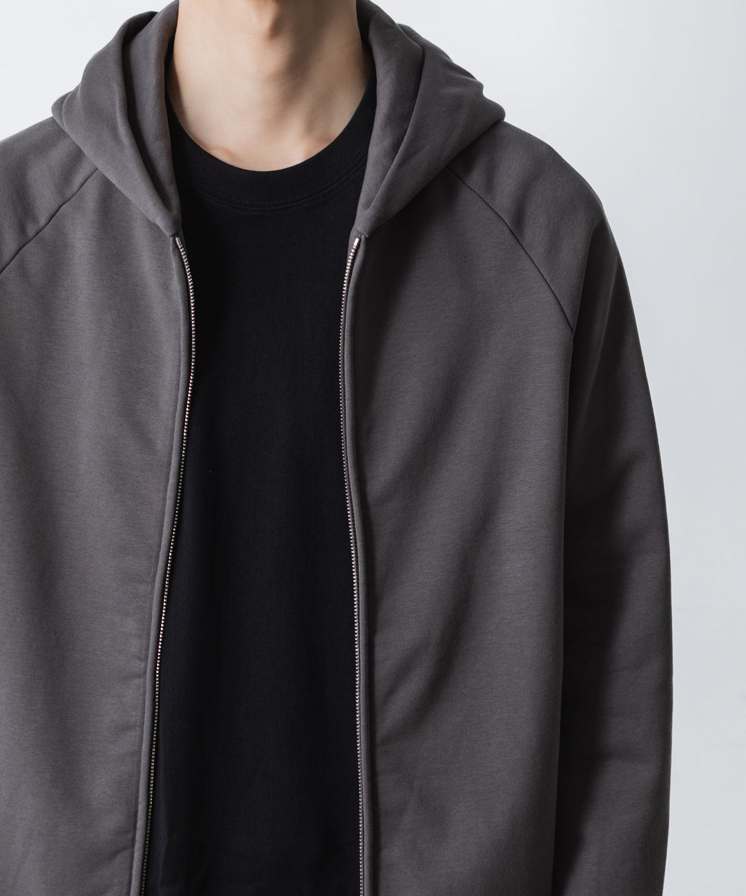 ATTACHMENT / EXCLUSIVE ITEMアタッチメントのCO STRECH TERRY ZIP UP HOODIE - D.GRAYの公式通販サイトsession福岡セレクトショップ