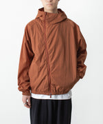 画像をギャラリービューアに読み込む, ATTACHMENT アタッチメントのNY TAFFETA HOODED TRACK JKT - BROWNの公式通販サイトsession福岡セレクトショップ
