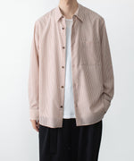 画像をギャラリービューアに読み込む, ATTACHMENT アタッチメントのWO/PE STRIPE L/S SHIRT - S.REDの公式通販サイトsession福岡セレクトショップ
