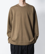 画像をギャラリービューアに読み込む, ATTACHMENT アタッチメントのWOxPE DOUBLE FACE KNIT CREW NECK PULLOVER - KHAKIの公式通販サイトsession福岡セレクトショップ
