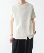 画像をギャラリービューアに読み込む, VEIN ヴェインの30//2 WAFFLE RAGLAN S/S TEE - OFF WHITEの公式通販サイトsession福岡セレクトショップ
