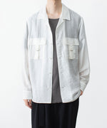 画像をギャラリービューアに読み込む, ATTACHMENT アタッチメントのLY/SI LAWN PATCH POCKET OPEN COLLAR L/S SHIRT - WHITEの公式通販サイトsession福岡セレクトショップ
