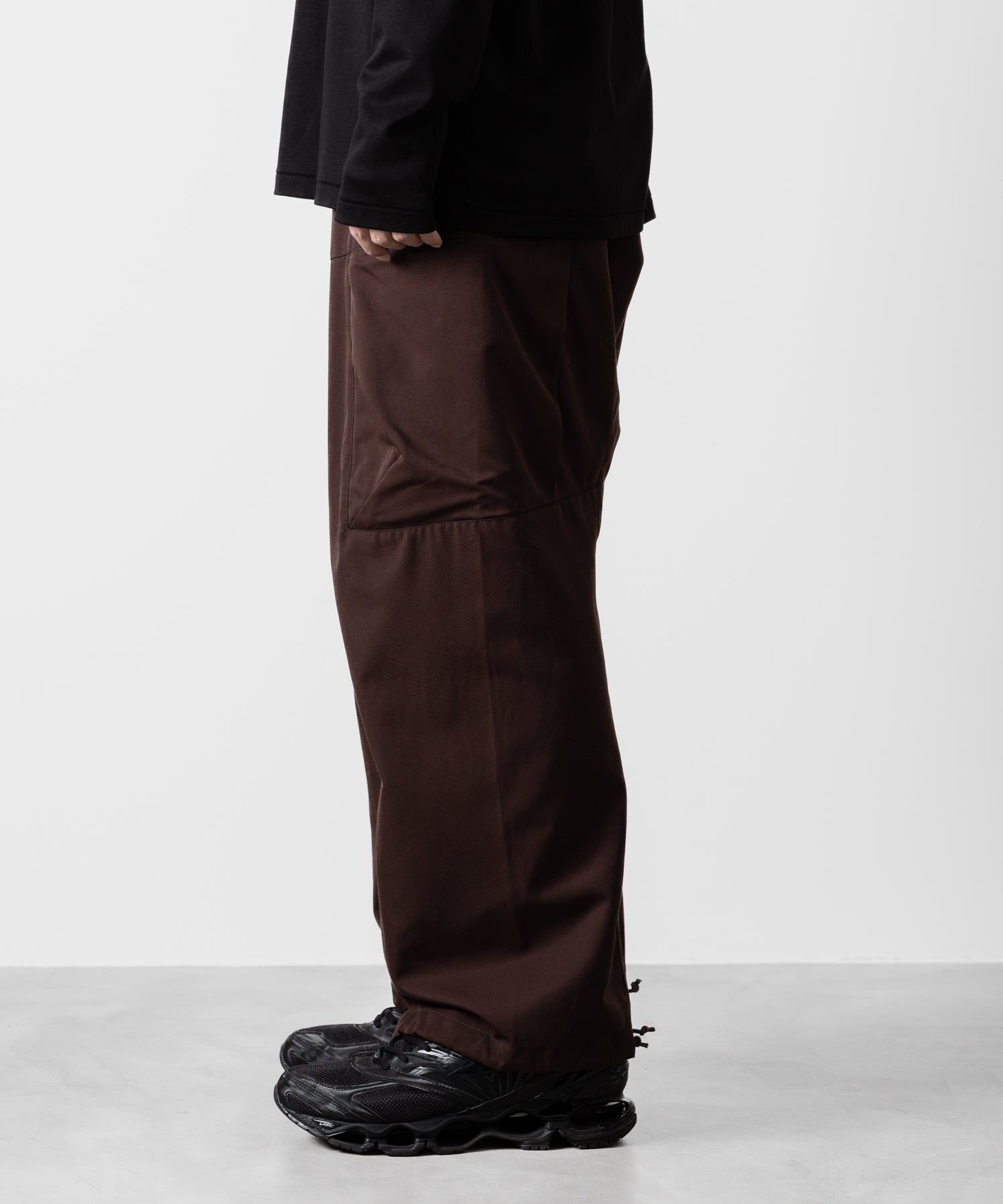 ATTACHMENT アタッチメントのNY/CO TWILL WIDE CARGO TROUSERS - BORDEAUX 公式通販サイトsession福岡セレクトショップ