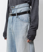 画像をギャラリービューアに読み込む, ATTACHMENT アタッチメントの11OZ DENIM FLAP JEANS - L.NAVYの公式通販サイトsession福岡セレクトショップ
