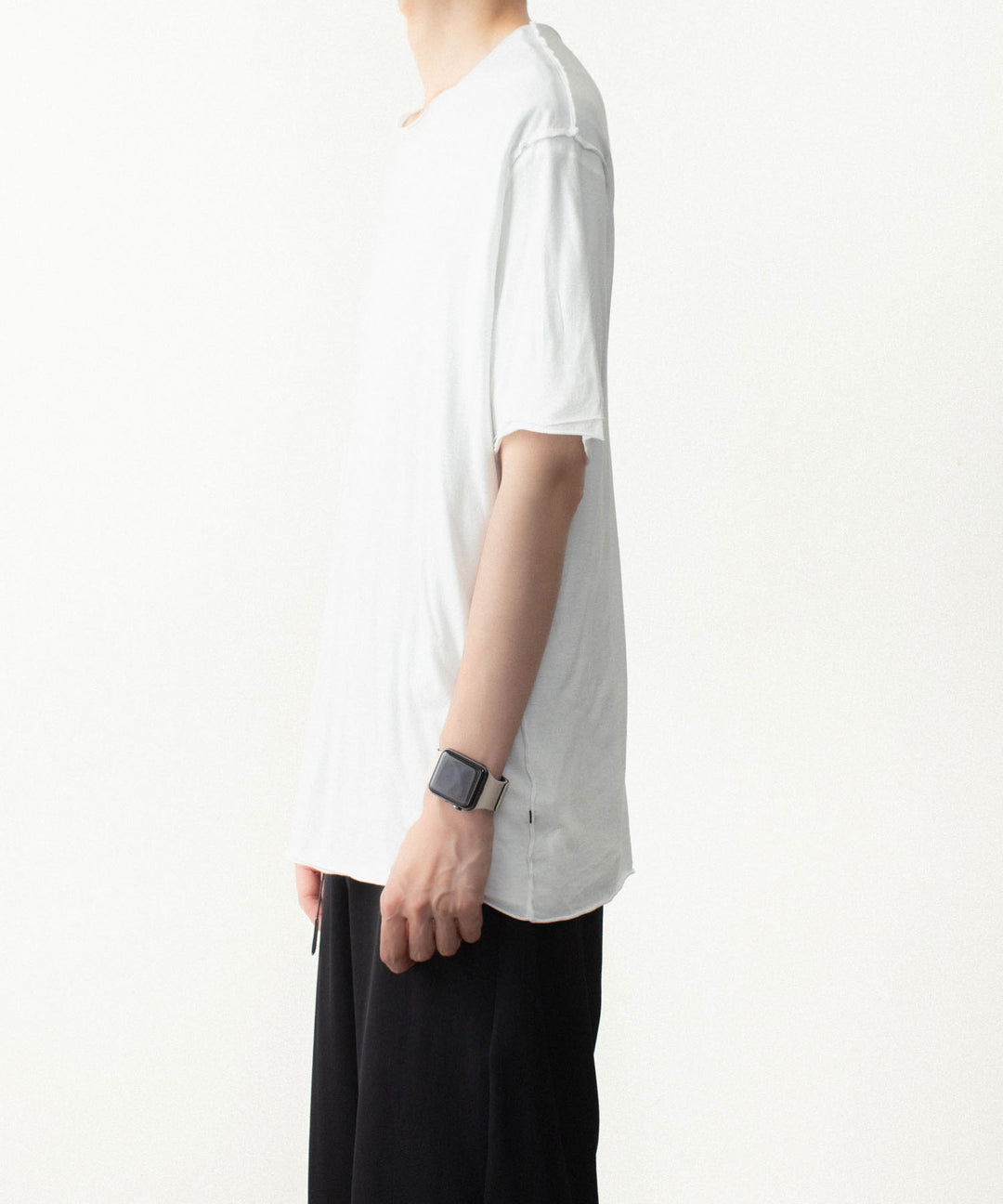 ATTACHMENT アタッチメントのCO/CU JERSEY SLIM FIT LAYERED S/S TEE - WHITEの公式通販サイトsession福岡セレクトショップ