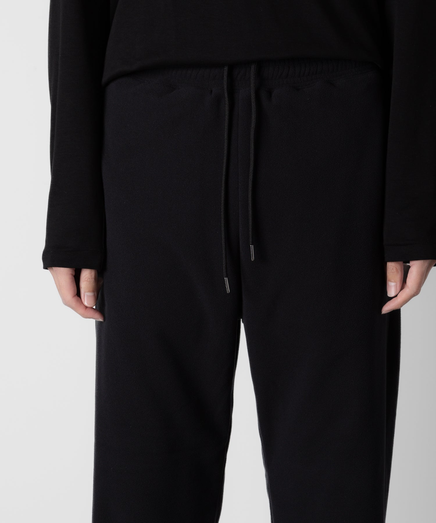 ATTACHMENT アタッチメントのPOLARTEC FLEECE TRAINING TROUSERS - BLACK 公式通販サイトsession福岡セレクトショップ