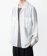 画像をギャラリービューアに読み込む, ATTACHMENT アタッチメントのLY/SI LAWN PATCH POCKET OPEN COLLAR L/S SHIRT - WHITEの公式通販サイトsession福岡セレクトショップ
