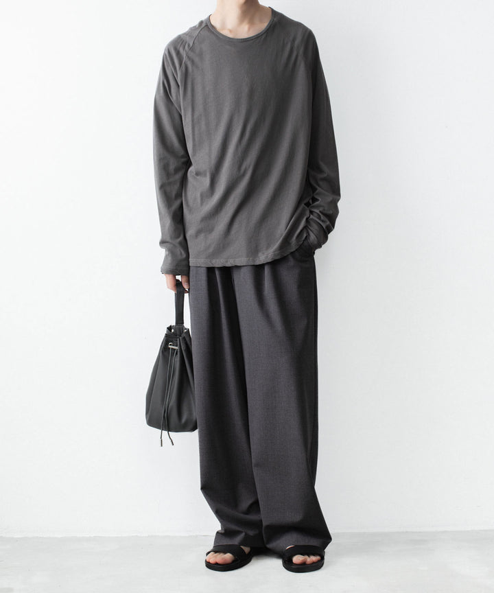 ATTACHMENT アタッチメントのWO/TA STRETCH TRO 1TUCK WIDE TROUSERS - D.GRAYの公式通販サイトsession福岡セレクトショップ