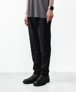 画像をギャラリービューアに読み込む, ATTACHMENT アタッチメントのWO/TA STRETCH TRO REGULAR FIT EASY TROUSERS - BLACKの公式通販サイトsession福岡セレクトショップ
