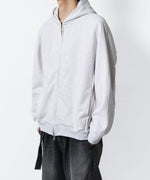 画像をギャラリービューアに読み込む, ATTACHMENT アタッチメントのCO STRECH TERRY ZIP UP HOODIE - X.GRAYの公式通販サイトsession福岡セレクトショップ
